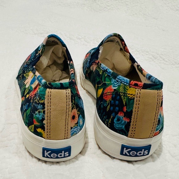 Keds X Rifle Paper Co. Triple Decker Vintage Blossom Slip On size 7 - Picture 7 of 7